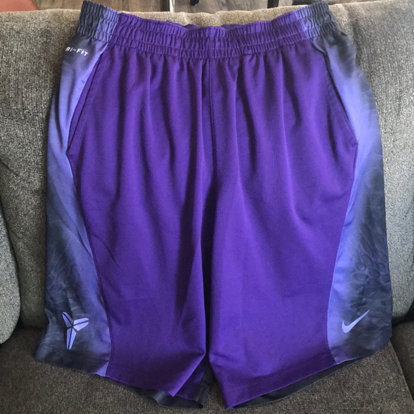 purple kobe shorts